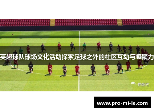 英超球队球场文化活动探索足球之外的社区互动与凝聚力