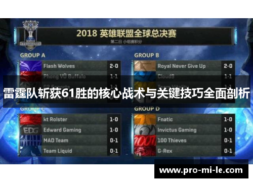 雷霆队斩获61胜的核心战术与关键技巧全面剖析